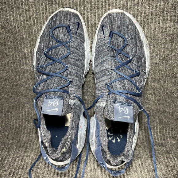 Nike Space Hippie 04 Men's Size 8 Gray Recycled Blue Running Shoes CZ6398-400 - Picture 10 of 11